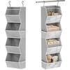 Modern Multicompartment Closet Hanging Bag With Large Capacity For Bedroom Storage And Shoes