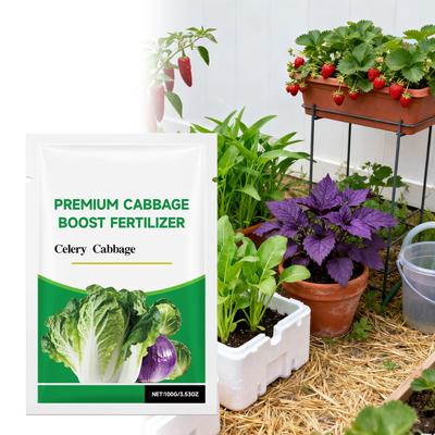 Fertilizantes de Crescimento Vegetal de Alta Qualidade Promovem o Crescimento do Repolho e do Aipo e Aumentam sua Resistência ao Estresse.