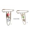 Broche Épingle Chaîne Mode Épingle Corsage Matériau Alliage Épingles de revers Accessoires Bijoux Vêtements pour Décorations de Tissu