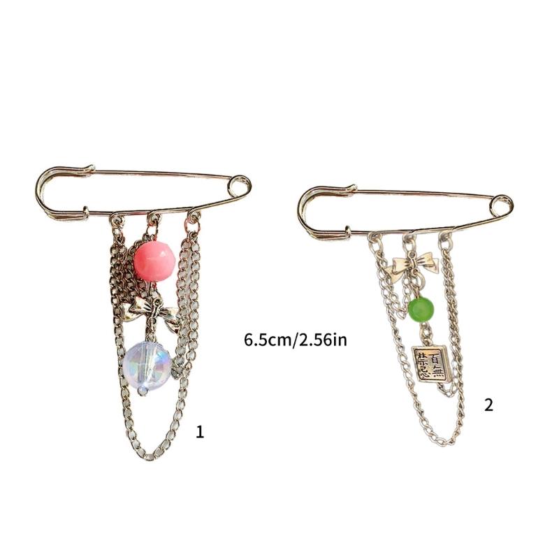 Broche Épingle Chaîne Mode Épingle Corsage Matériau Alliage Épingles de revers Accessoires Bijoux Vêtements pour Décorations de Tissu