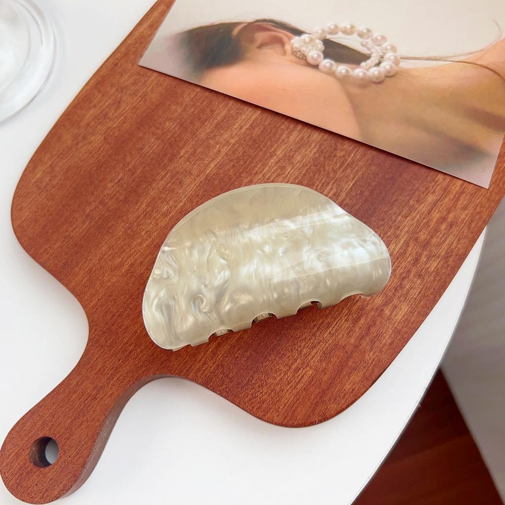 Korean Acrylic Hair Clip for Women Marble Texture Hair Claws Clips Trendy Girl Hairpin Korean Hair Accessories Headwear