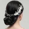 1Pcs Hair Accessories Made Hair Color Pearl Wedding Hair Combs For Bridal Flower Headpiece Women Hair Ornaments Jewelry