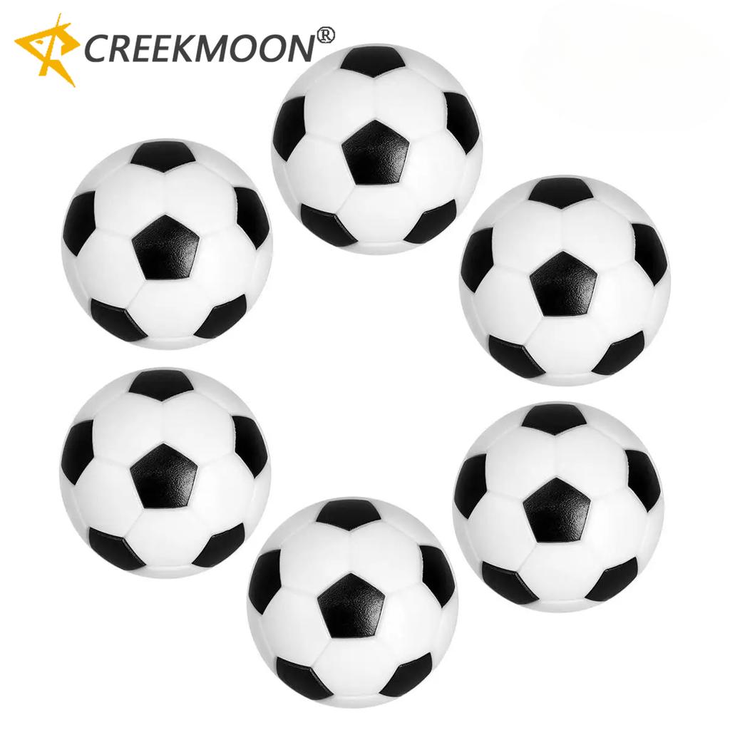 4Pcs 32mm Extra Small Football Table Balls Black White Mini Soccer Ball For Striker Barcelona Roma Game Tables Under 135Cm