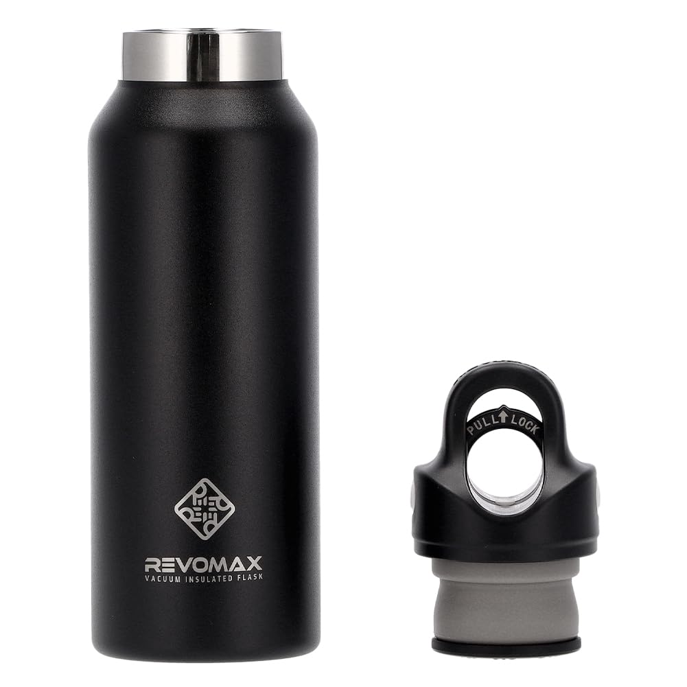 RevoMax 3 Slim 355mL Water Bottle, Mug, Carbonated Water Bottle, One-Touch Insulation, Keeps Drinks Hot or Cold, Suitable for Carbonating, Vacuum