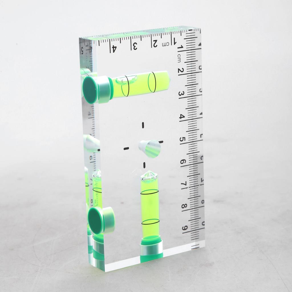 Mini Level Tool for Mechanics Picture Hanging Check Bubble Level Tool with 90°/180° Level Bubble Construction Tool