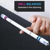 Pen Spinning Pens Ivan Emboss Pen Mod, Weighted Spin Trick Pen for Beginner, Blue Pink Grip