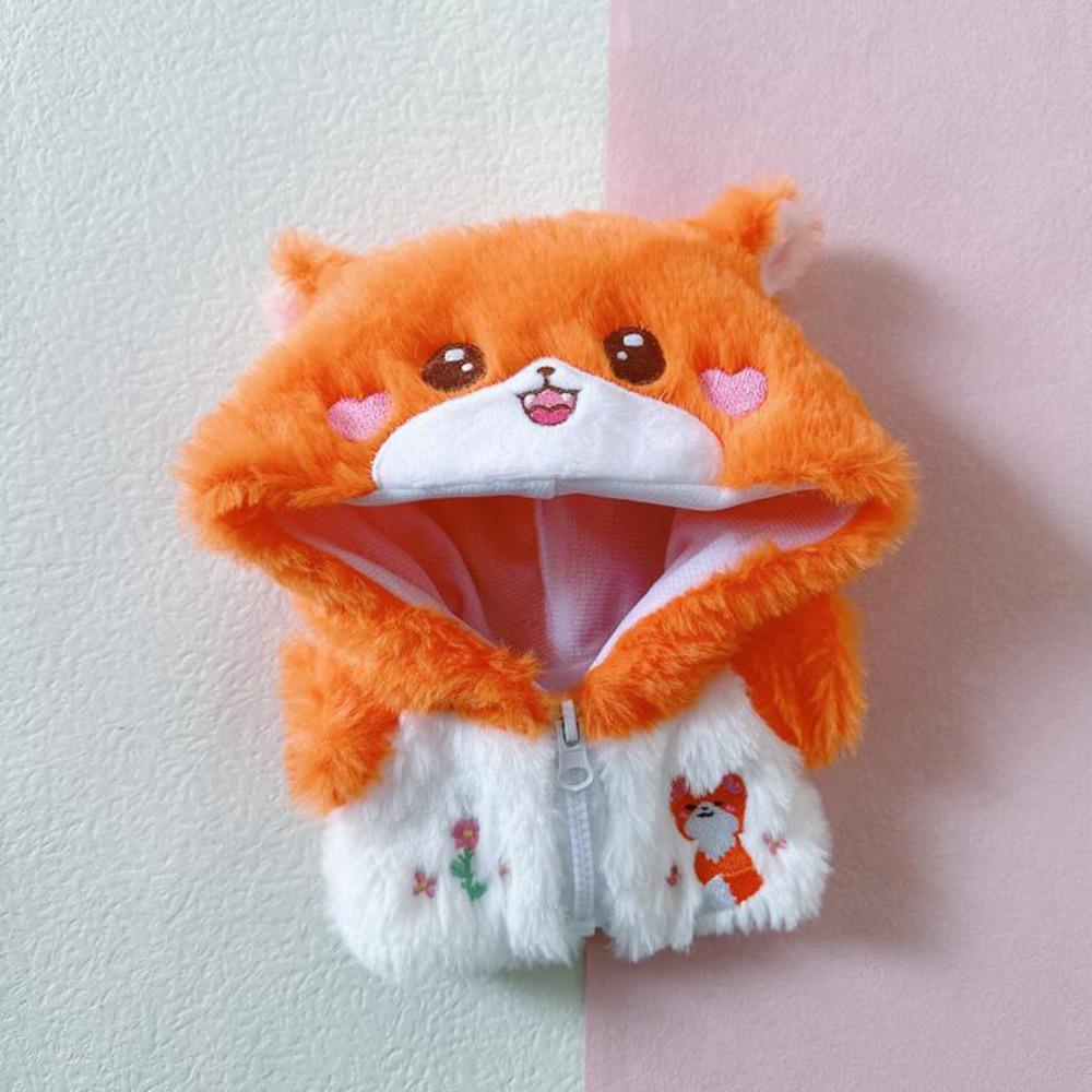 Fluffy Cotton Doll Clothes Plush Coat Doll Toy Clothes Plush Dolls Clothes  Children's Gift