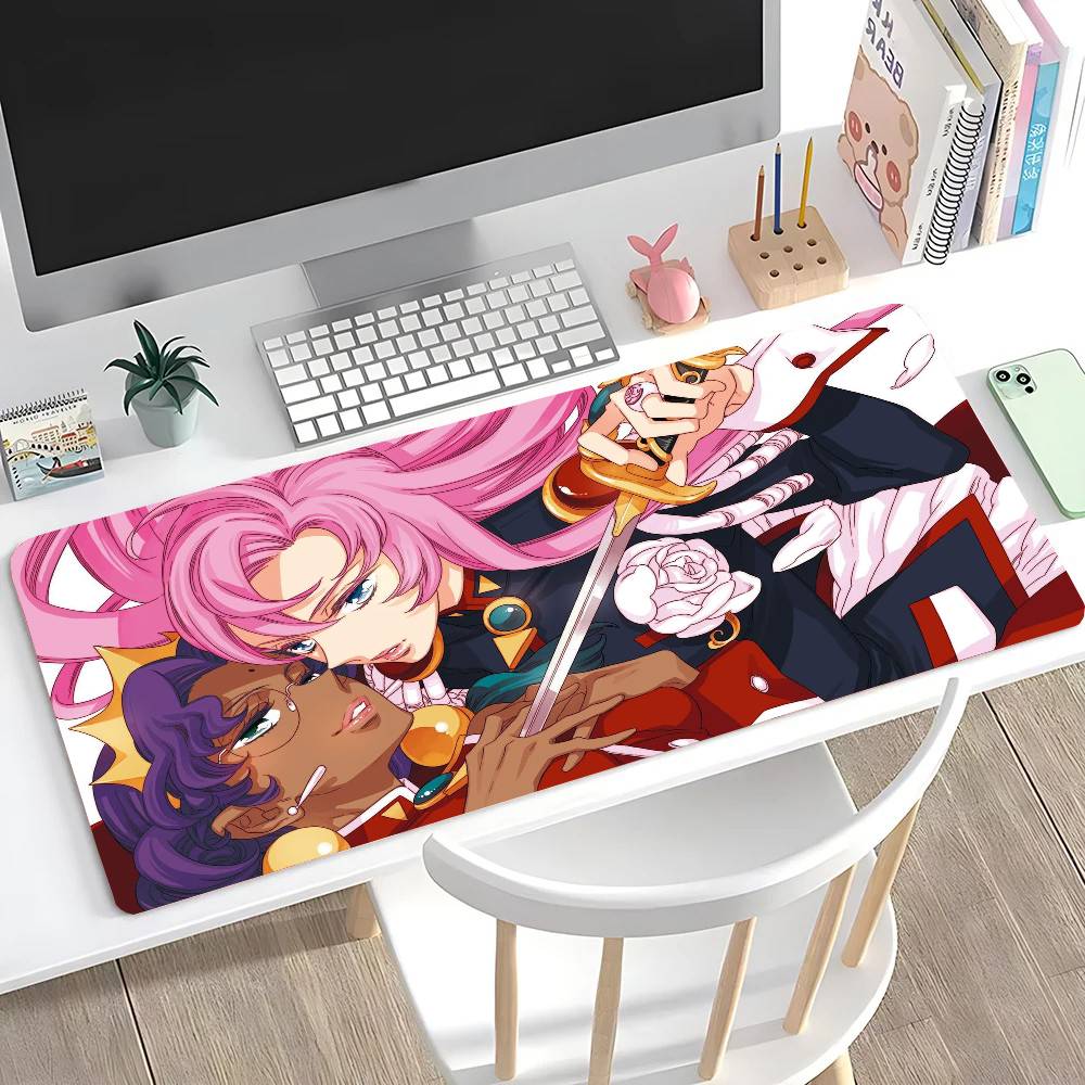 Revolutionary Girl U-Utena Anim Mousepad Mouse Mat Desk Mat With Pad Gaming Accessories Prime Gaming XXL Keyboard Pad Padding