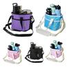 Insulated Drink Carrier Bag with Handle Strap Water Bottle Holder for 4 Cups Detachable Divider Multi-Purpose Cooler Tote for Picnic Travel Sports