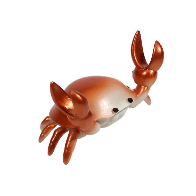 Creative Crab Weightlifting Pen Holder Creative Cute Crab Cellphone Storage Bracket Storage Rack Desktop Ornament