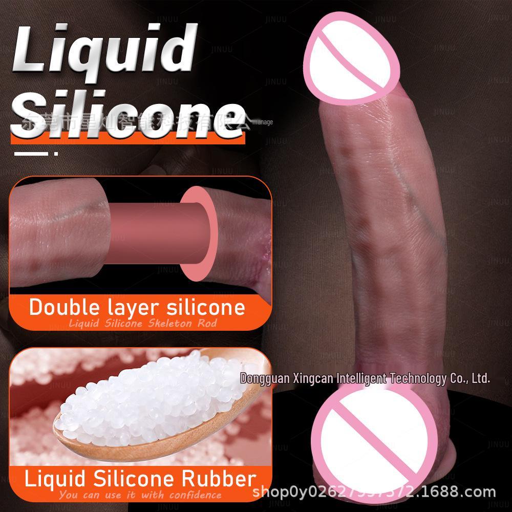 Realistischer tragbarer Dildo für den Doppelgebrauch: Weiches Gewebe, groß, Simulation für Anal & Masturbation