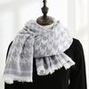 Imitation Cashmere Scarf Winter Women's Sweet Mid-length Scarf Warm Print Scarf Shawl