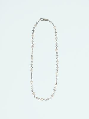 Lowool Plus Pearl Silver Necklace