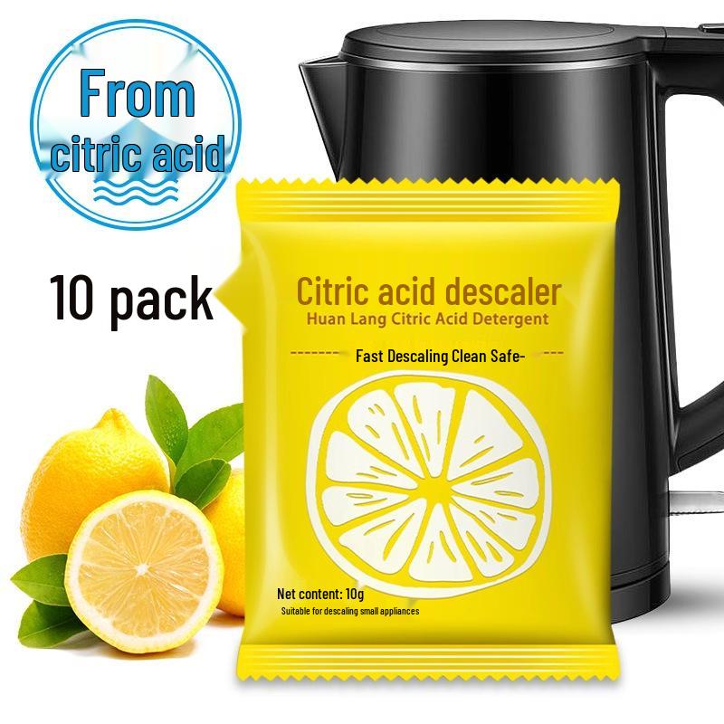 Citric Acid Descaler - Limescale & Tea Stain Remover for Electric Kettles and Water Heaters