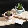 Ribbed Plant Container Mold in Silicone for Resin, Cement, and Concrete, Candle Holder Form for Small Planter and Display Projects