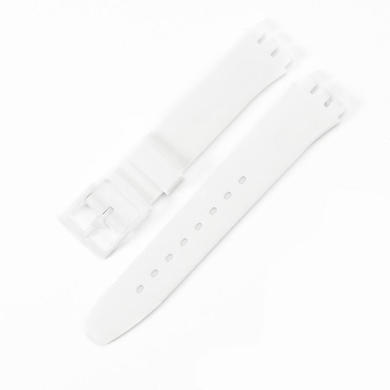 Silicone Unisex Sport Strap Classic Watch Band For Swatch Jelly Skin 19mm 17mm