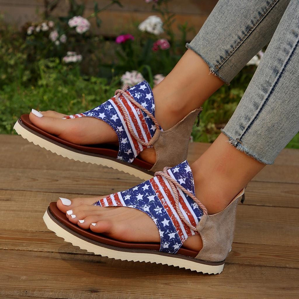 Fashion Sandalias Ladies Shoes on Offer Hot Selling Large Size Women Shoe Summer Flat Flip Toe Women Sandals Light Casual Shoes