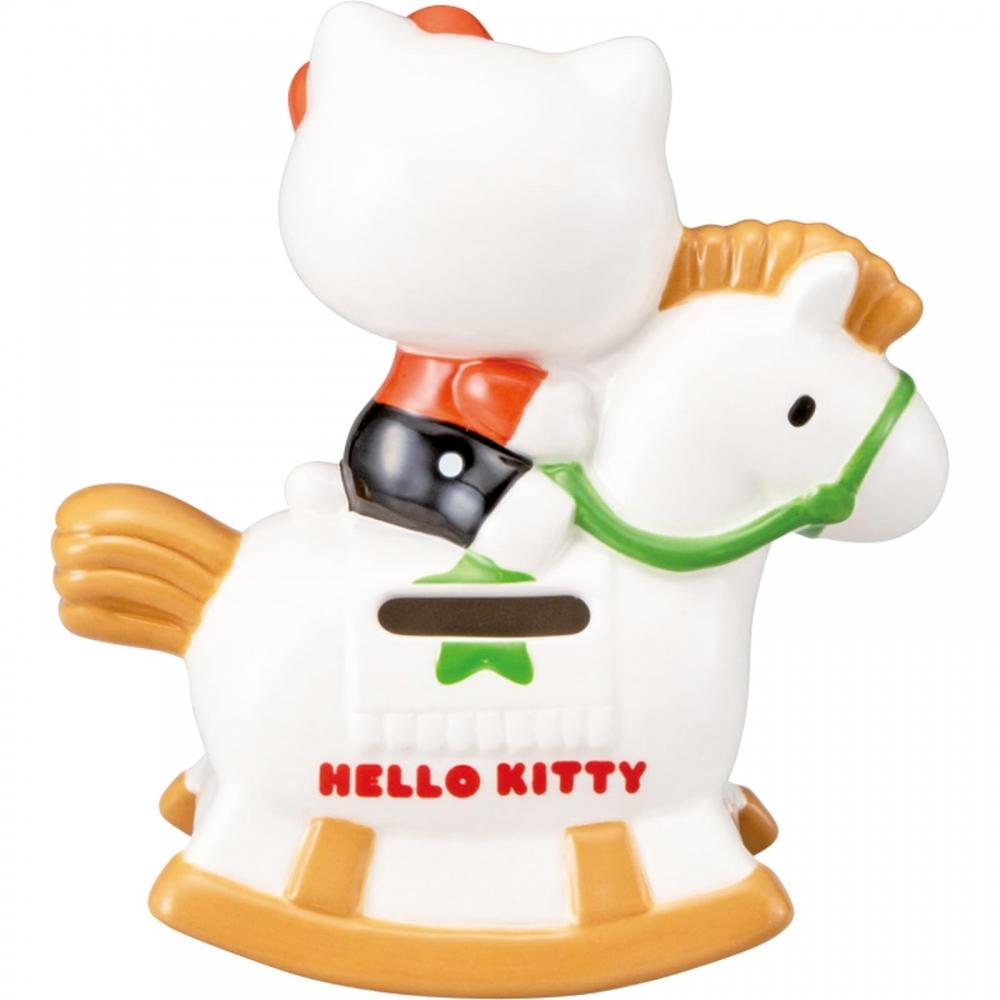 Sanrio [Merchen Hello Kitty] Yurayura Houpací kůň Piggy Bank Kitty Přibl. 12 x 13 cm Postavy Zboží pro kočičky Různé Zboží Dárek k narozeninám Whi