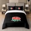 3Pcs Bedding SetEngland Rugby Soft Bed Sheet and Two Pillowcases Home Bedroom Decor