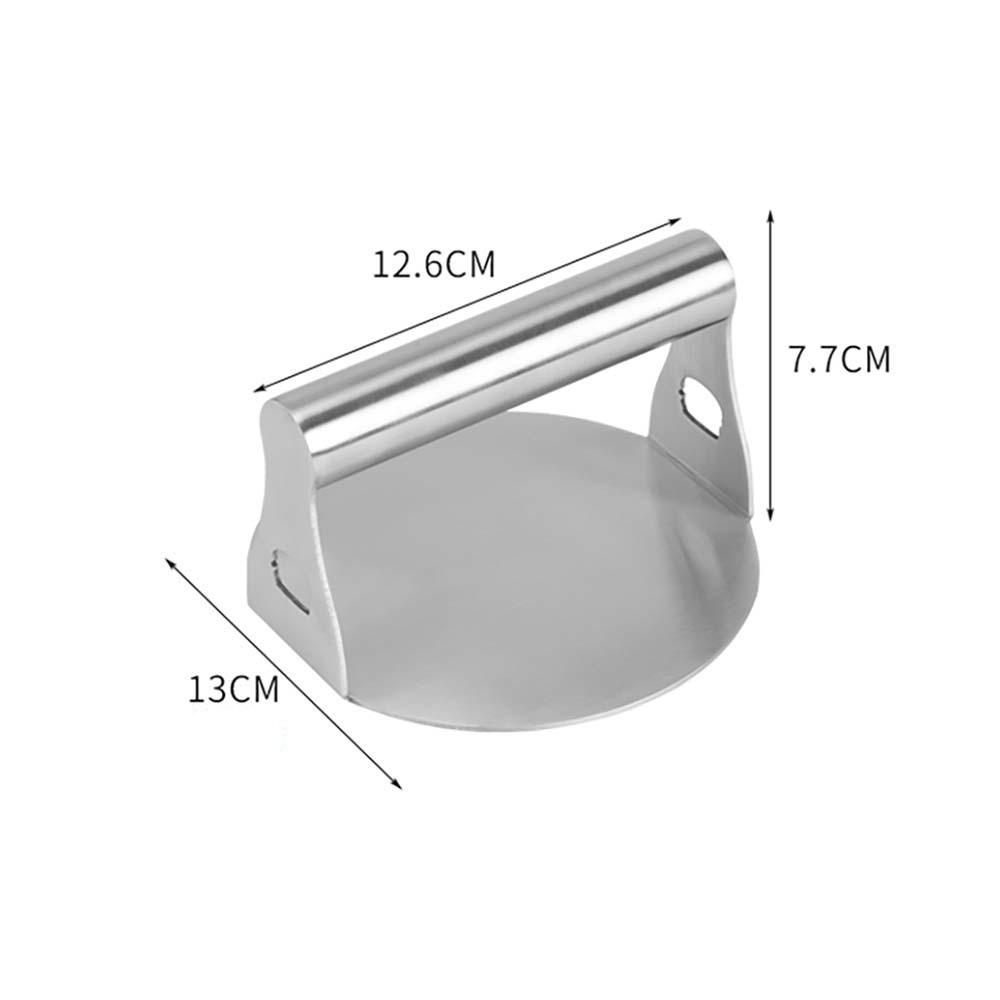 

Пресс для гамбургеров Smash Пресс для гамбургеров Котлетница из нержавеющей стали 304 с антипригарным покрытием Профессиональная жаропрочная сковорода для бургеров Smasher