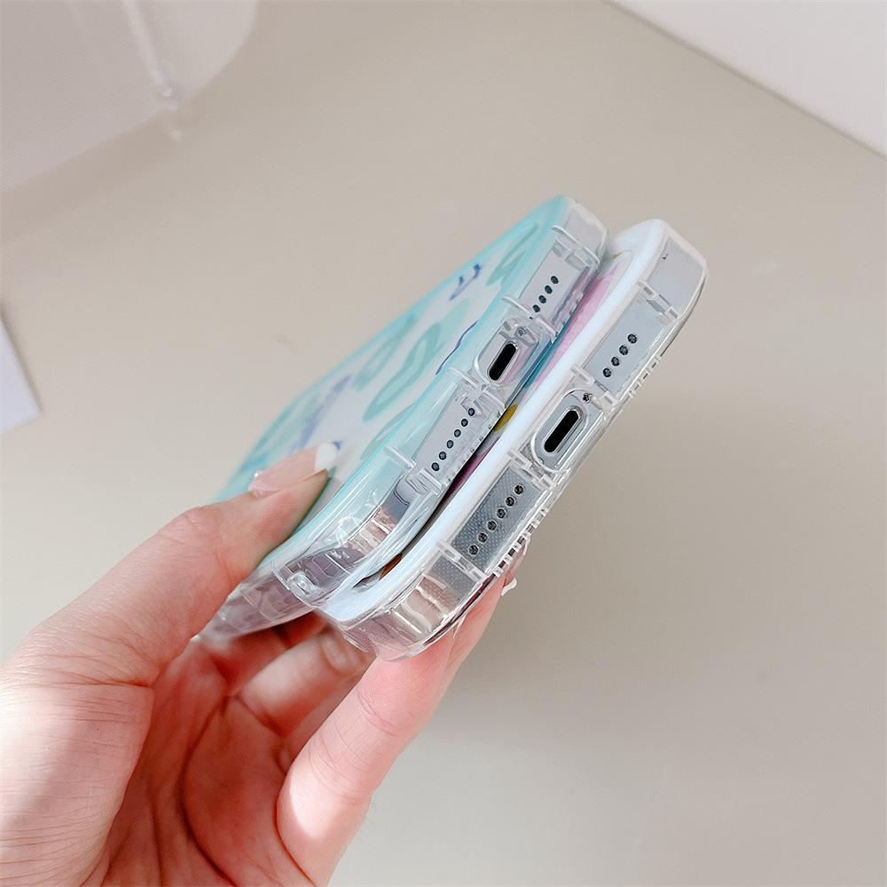 Kleine Monster weiche Silikon Handytasche für Iphone 13 11 12 14 Pro Max X Xr Xsmax Se 2022 2020 6 7 8 Plus stoßfeste Rückseite Abdeckungen