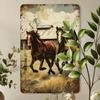 1pc Vintage Farm Horse Metal Tin Sign, Rustic Wall Art for Home, Bar, Cafe, Garage, Indoor & Outdoor Decor, 8x12 inch Iron Plate