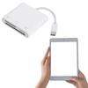 3 In 1 Type-C To SD/TF/CF Memory Card Adapter SD Card Reader Driver Free CF SD TF Compact Camera Card Reader for iPad iPhone 15