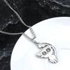 Fashion Daijin Cat Pendant Necklace For Women Men Anime Suzume No Tojimari Titanium Steel Jewelry New Cosplay Couple Garnish