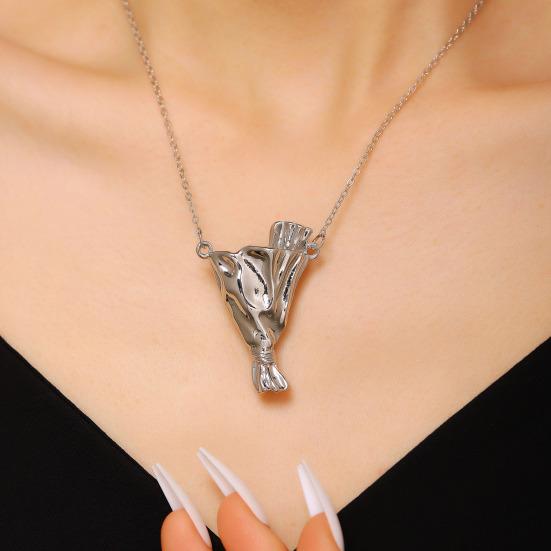 DIY Bouquet Necklace Ladies Flower Holder Necklace Elegant Bouquet Necklace Insert Preserved Dried Flowers Gift for Women Flowers Not