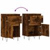 Sideboard Smoked Oak 40 X 35 X 70 Cm Particleboard