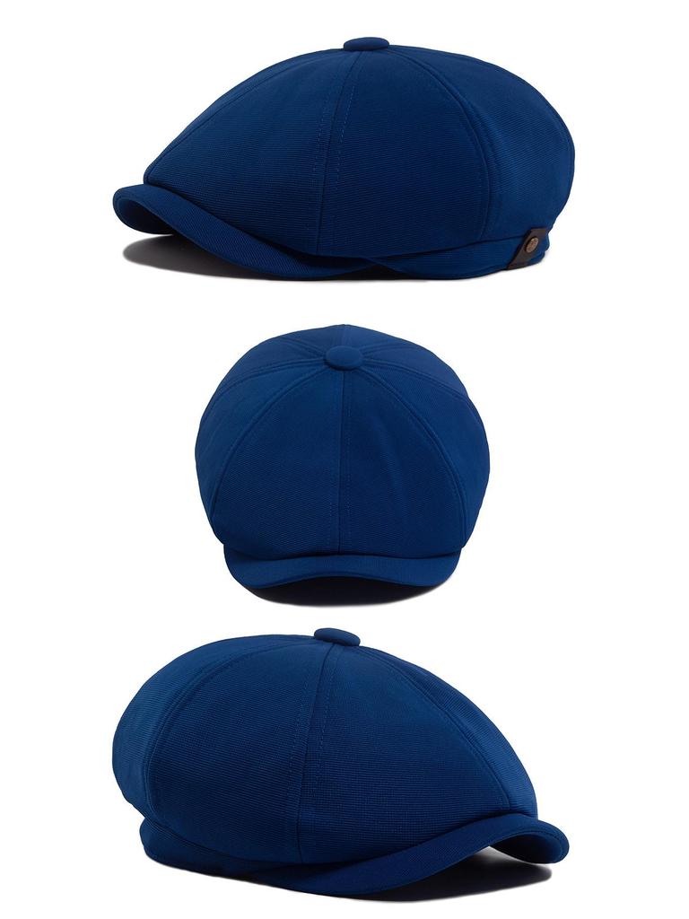 British Retro Octagonal Cap: Unisex Fashion Beret for Spring & Autumn - European & American Style Newsboy & Duckbill Design