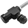 A16P-8X Motorcycle Hydraulic Clutch Master Cylinder Rod Brake Pump M10x1.25Mm Aluminum Black