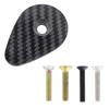 Carbon Fiber Headset Top Cap Bike Headset Stem Cap with Screws for F12 Bike Handlebar Repair Parts Cycling Accessories