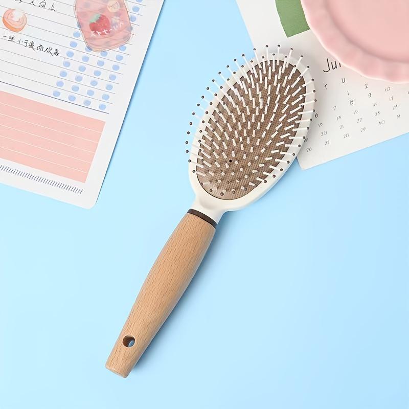 Handle Air Cushion Comb Plastic Bristle Styling Comb, ABS Plastic Handle, Ladies Fluffy Hair Care Comb
