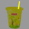Fisher Price 3 pack juice cup straws, yellow, 20 pcs.