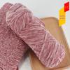 Chenille Gold Velvet Chunky Yarn Kit for Hats, Scarves, Sweaters, Dolls, and DIY Knitting