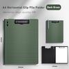 Horizontal/Vertical Clip Clipboard Thickened PP Writing Pad A4 File Folder  Document Management