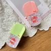 1pc Cartoon Color-blocked Capsule-shaped Acetate Hair Clip, Cute and Fresh, for Back of Head, Updo, Shark Clip, Accessory, Clip