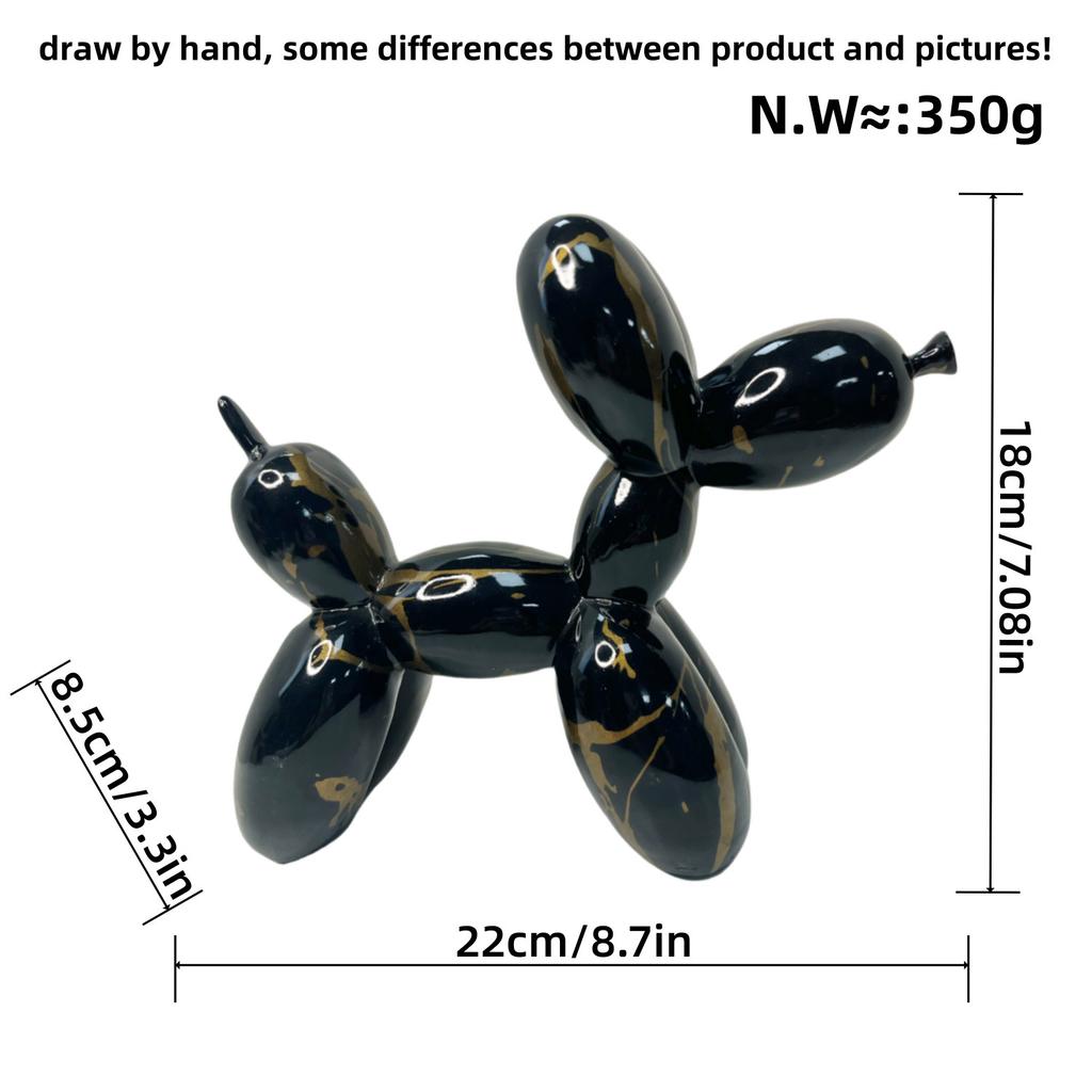 Creative Cute Balloon Dog Ornament Home Soft Decoration Three-dimensional Scene Living Room Entrance TV Cabinet Decoration Gift