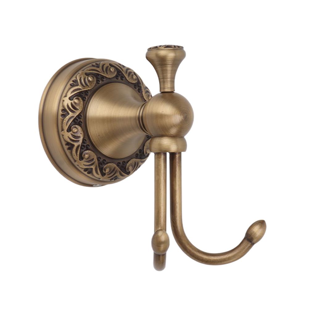 Wall Mounted Coat Hooks Copper Metal Vintage European Style Clothes Hanger Hook Robe Hook for