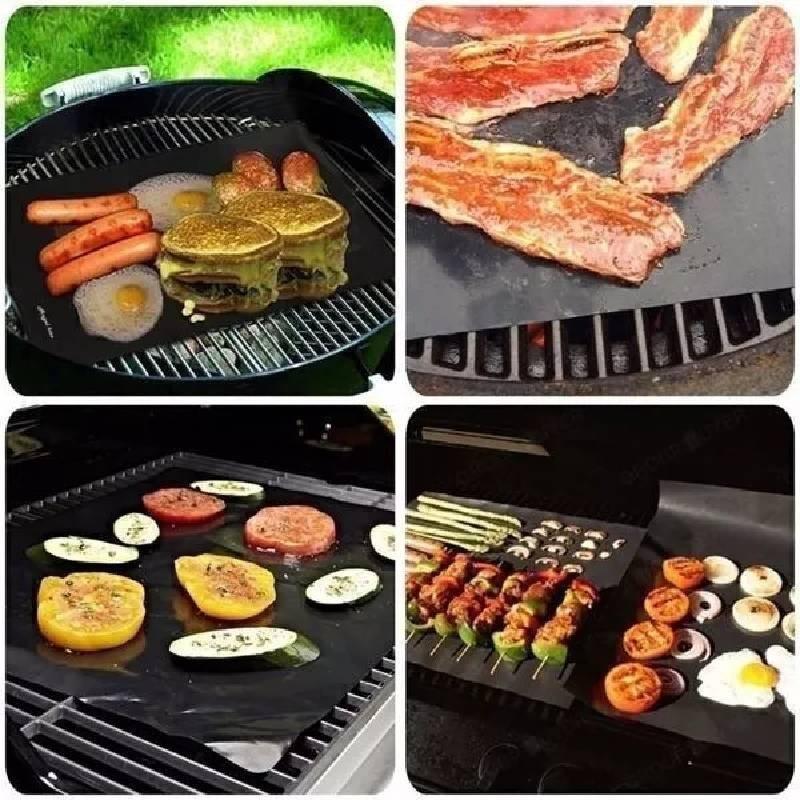 Durable Non-stick Bbq Mat Perfect For Outdoor Grilling And Baking
