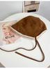 Winter Faux Suede Bucket Hat With Ear Flap For Women Warm Fashion Accessory