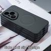 Ultrathin Leather Texture Builtin Magsafe Magnetic Phone Case For Honor 400 X60 Magic 7 Pro Wireless Charge Frosted Cover