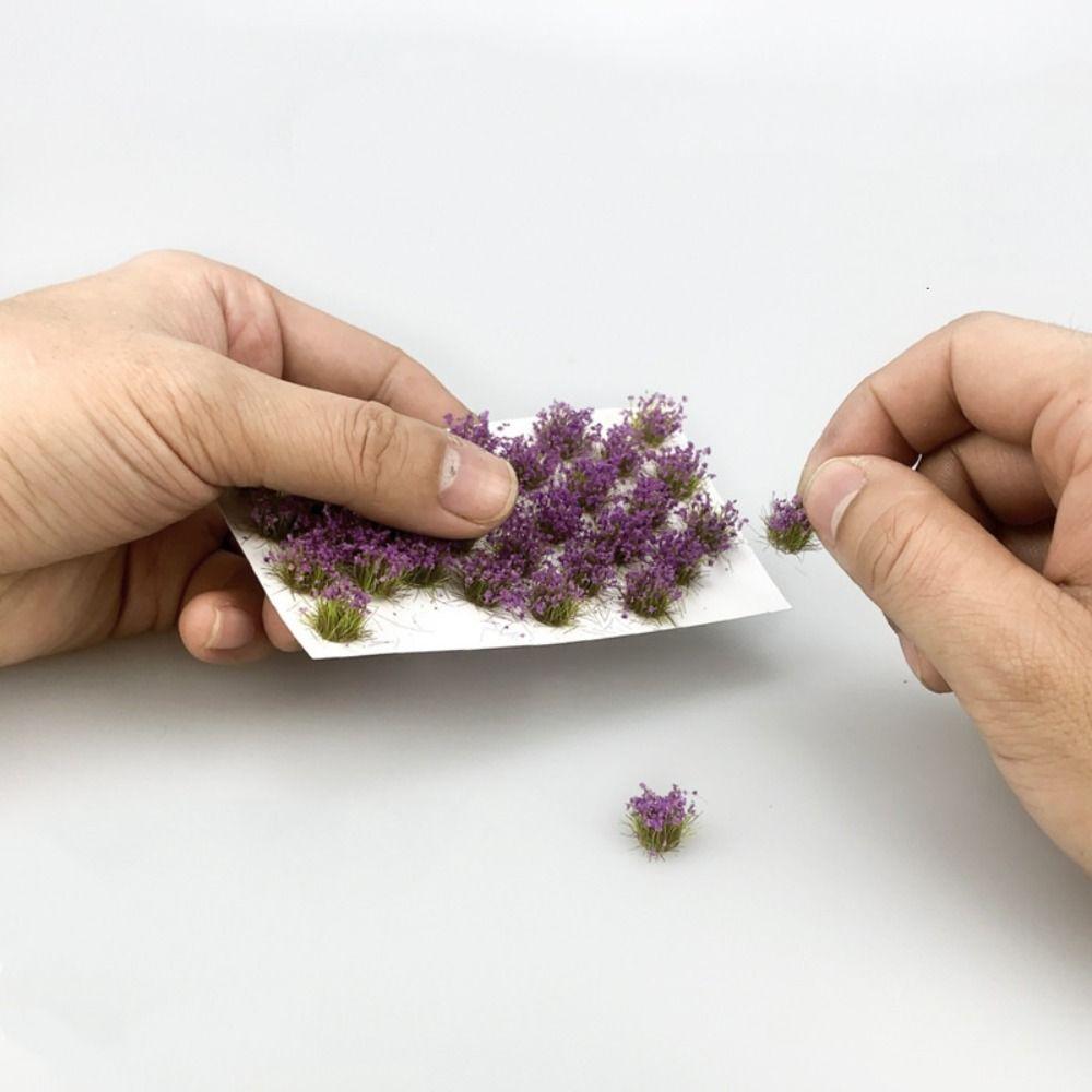 Simulation Miniature Flower Cluster Model Making Static Tuft Toys Small Grass Model Sand Table