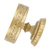 Dessert Stand Golden Cake Holder Lace Design Easy Assembly Round Treat Display for Party