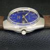 Citizen AUTOMATIC 8200 JAPAN MENS VINTAGE ARABIC BLUE COLOR DIAL WATCH A702765-1 R210-a702765