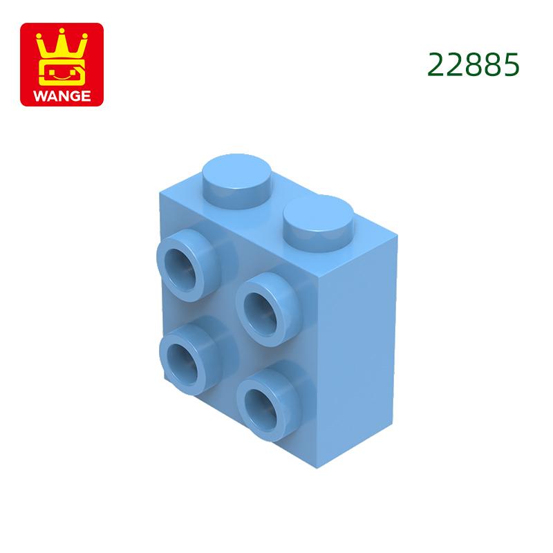 Non-Toxic 77Pcs/Lot 1X2X1 2/3 With Studs On 1 Side Block Moc Color Accessories Compatible With 22885 Brick Diy Children Toy Assembly