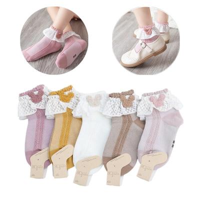 1 paar Mode Frühling Herbst Baby Mädchen Socken Spitze Kleinkind Kinder Tanz Socken Süße Prinzessin Stil Mädchen Slouch Socke Panel