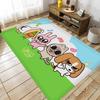 Anime Siam LIPu Room Mats Anti-slip Absorb Water Long Strip Cushion Bedroon Mat Household Carpets