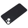 Phone Rear Glass Door Cover Replacement Back Glass Cover Housing Door with Adhesive Black